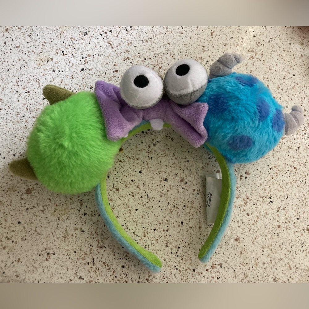 Disney Parks Monsters Inc Ears Headband - Picture 2 of 3